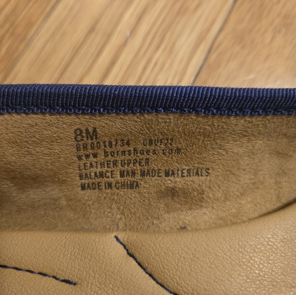Blue ballet flats, Size 8m from Born - Picture 5 of 5